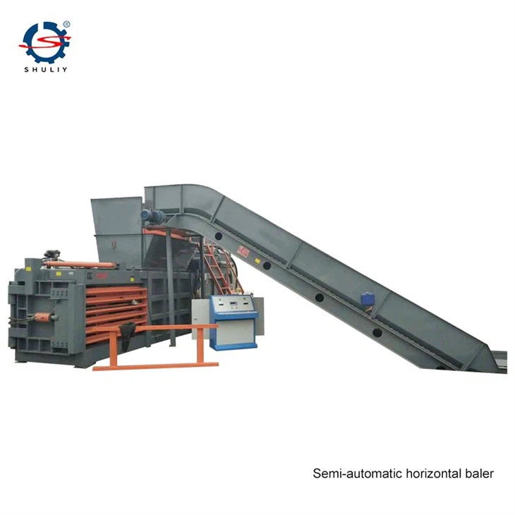 Scrap baling press machine4