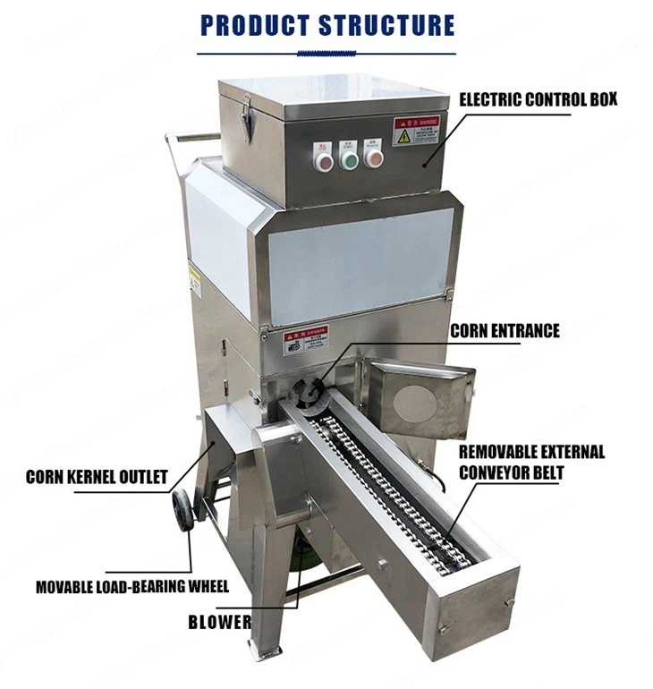 Sweet Corn Thresher Machine